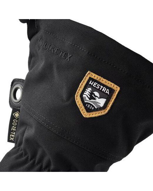 Hestra Black Army Leather Gore-Tex Mitten