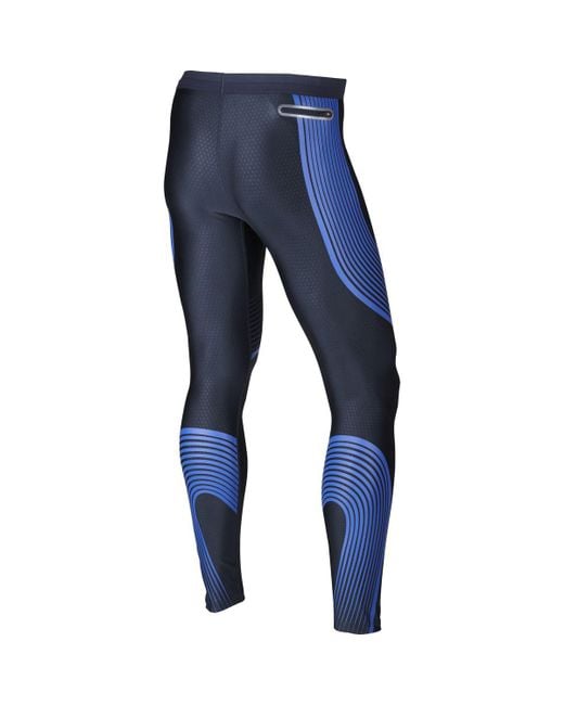 Nike Synthetic Power Speed Men's Running Tights in Midnight Navy (Blue) for  Men | Lyst