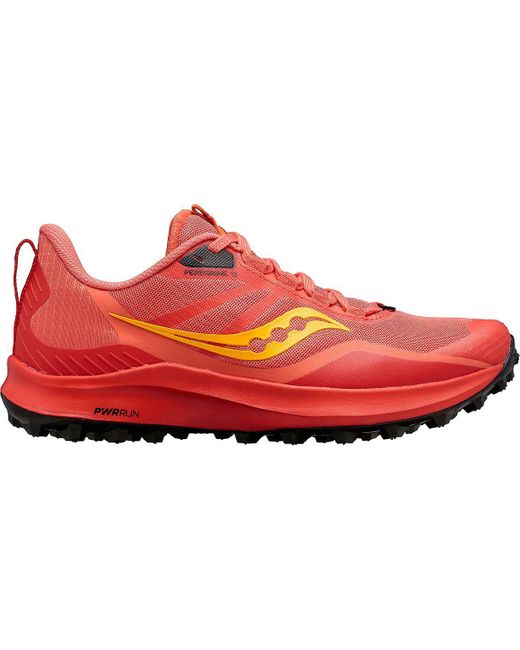 Saucony Peregrine 12 Trail Running Shoe in Red | Lyst