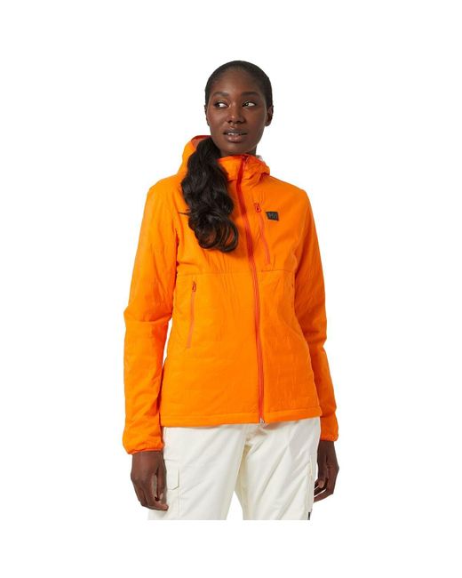 Helly Hansen Orange Lifaloft Air Hooded Insulator Jacket