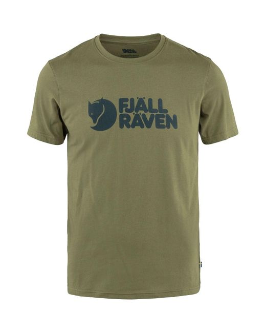 Fjallraven Green Logo T-Shirt