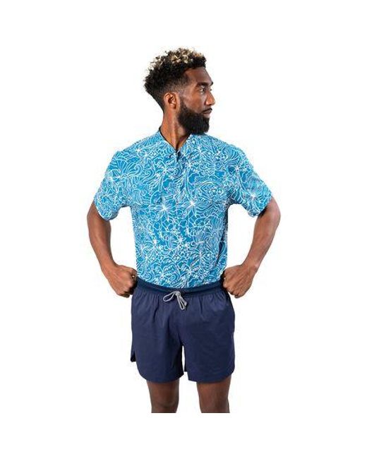 Rabbit Blue Beach Break 5In Short