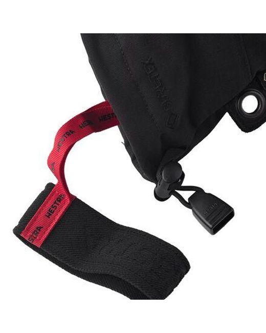Hestra Black Army Leather Gore-Tex Mitten