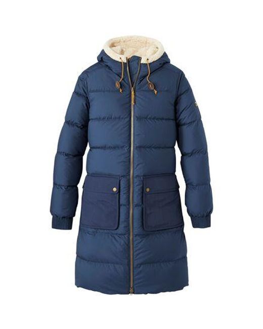L.L. Bean Blue Bean Mountain Classic Sherpa-Lined Down Coat
