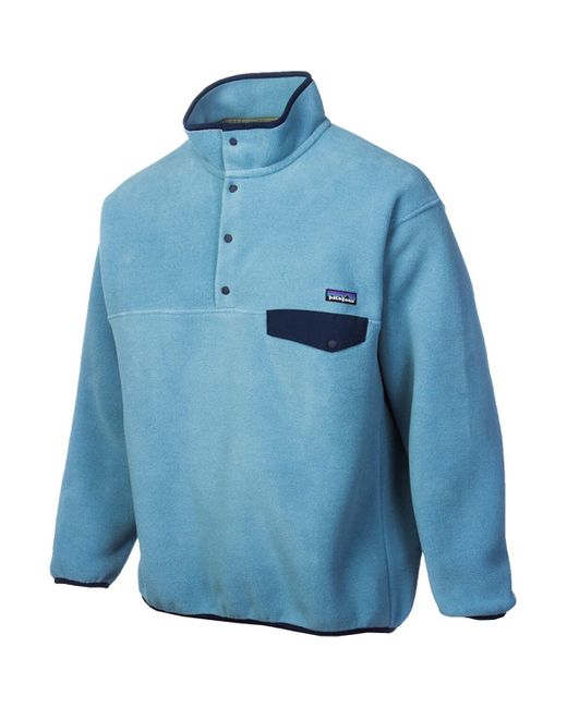 Patagonia Blue Synchilla Snap-T Fleece Pullover for men