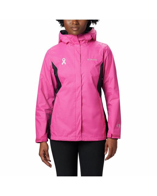 Columbia Tested Tough In Pink Ii Rain Jacket