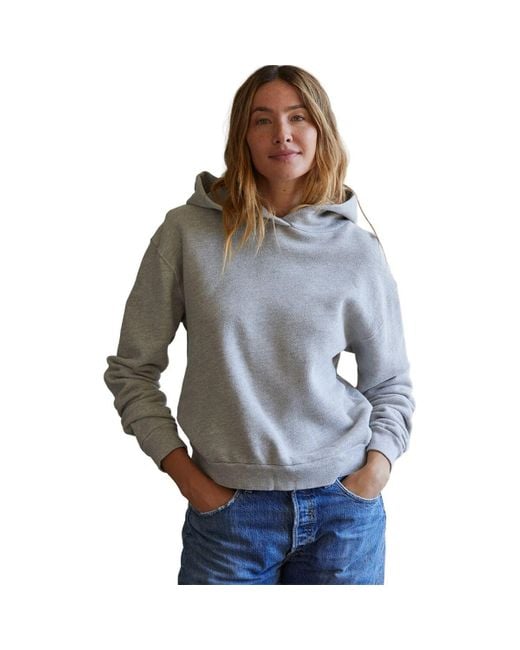 PERFECTWHITETEE Gray Heart Fleece Pullover Hoodie