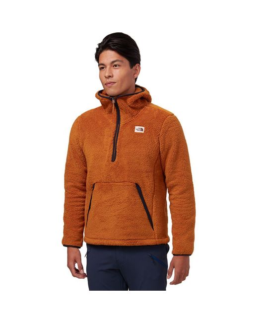 The North Face Brown Campshire Hooded Pullover Hoodie for men