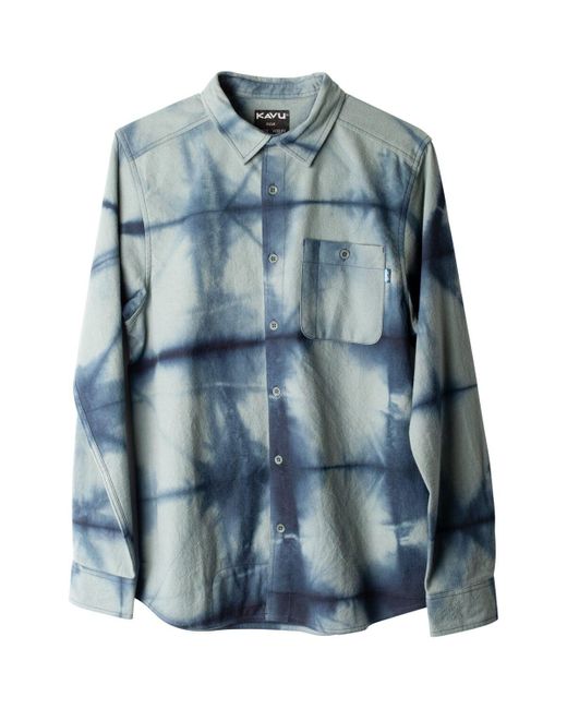 Kavu Caswell Button-up Shirt in Blue for Men | Lyst