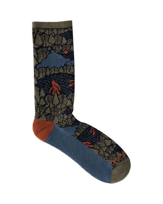 Kavu Blue Moonwalk Sock