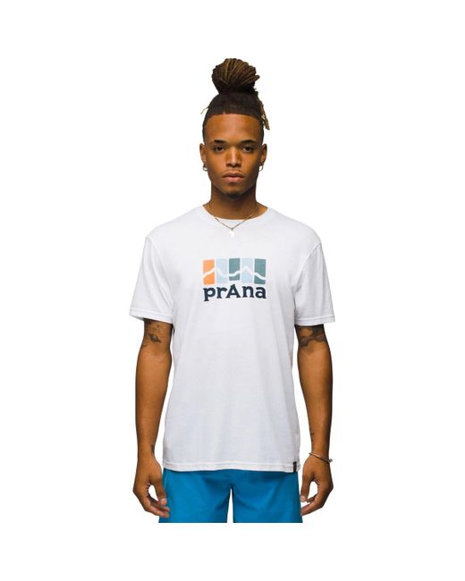 Prana White Mountain Light Short-Sleeve T-Shirt