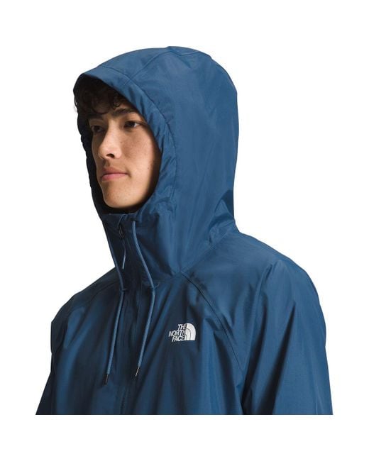 The North Face Antora Rain Hooded Jacket In Blue For Men | Lyst