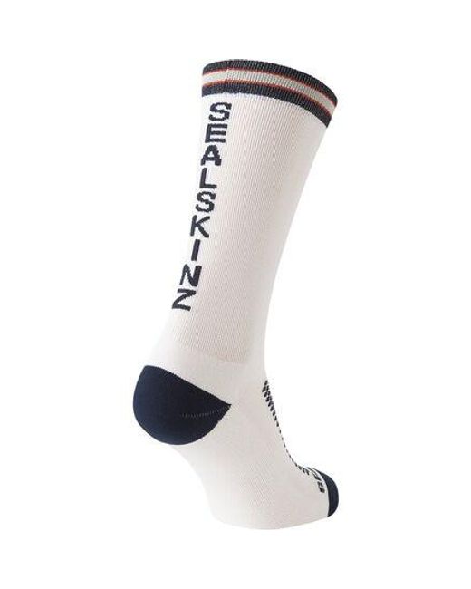 SealSkinz Gray Caister Single Layer Mid Length Cycling Sock