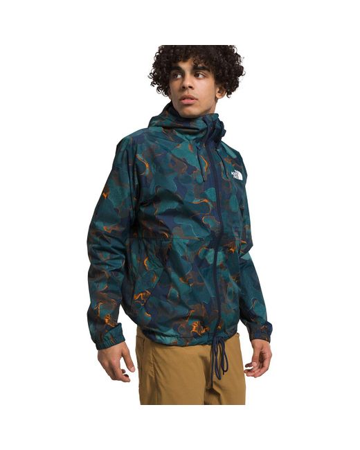 The North Face Blue Antora Rain Hooded Jacket