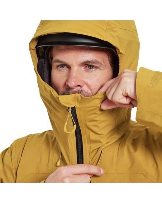 Rab Yellow Waterproof Insulated Ski Jacket