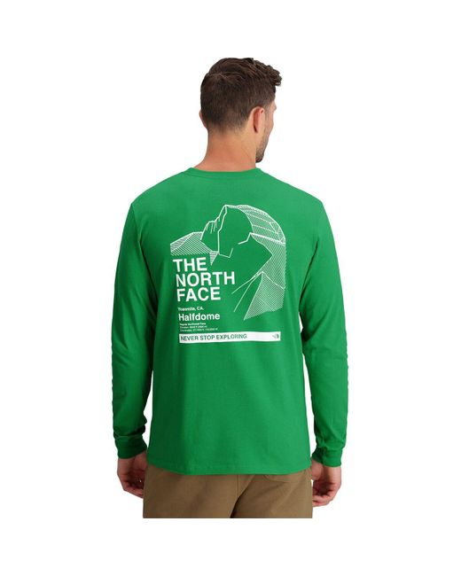 The North Face Green Places We Love Long-Sleeve T-Shirt for men