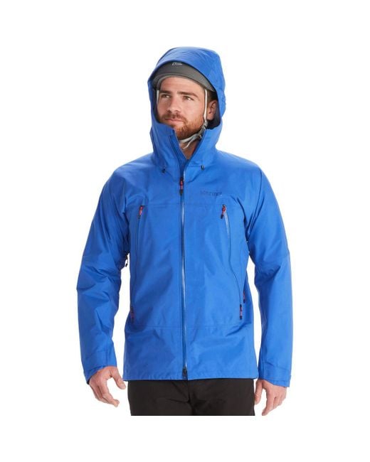 Marmot Alpinist Gore-tex Jacket in Blue for Men | Lyst