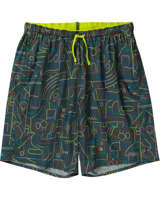 Patagonia Green Multi Trails 8in Short for men