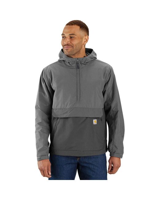 Carhartt Gray Rd Loose Fit Lw Packable Anorak