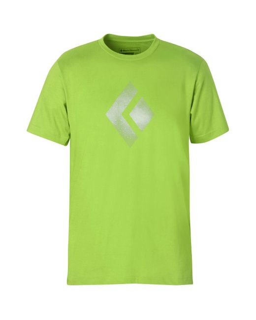 Black Diamond Green Diamond Chalked Up T-Shirt for men
