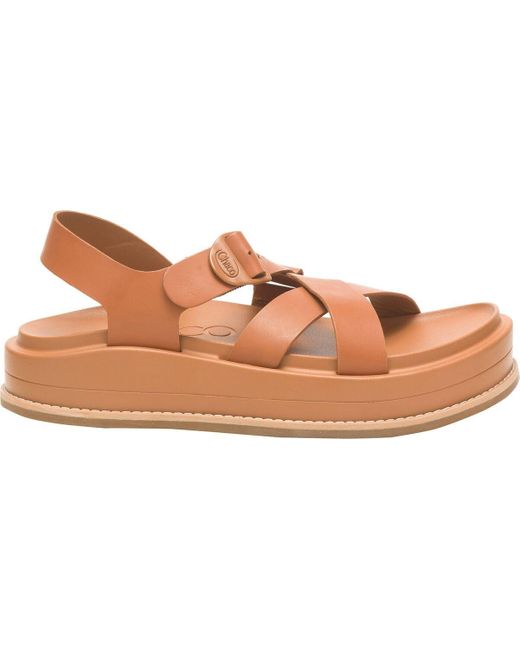 Chaco Pink Townes Midform Sandal