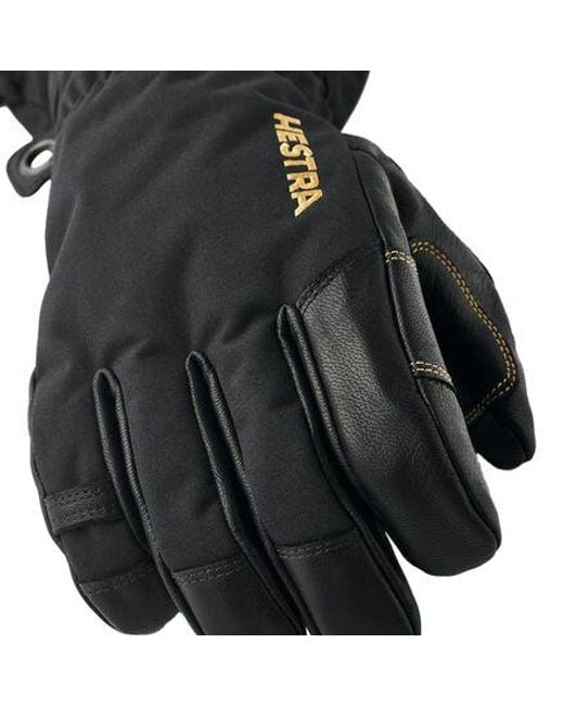 Hestra Black Army Leather Gore-Tex Glove