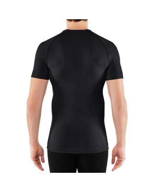 Falke Black Cool Short-Sleeve T-Shirt for men