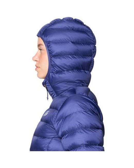 Mountain Hardwear Blue Tiberondack Down Hoodie