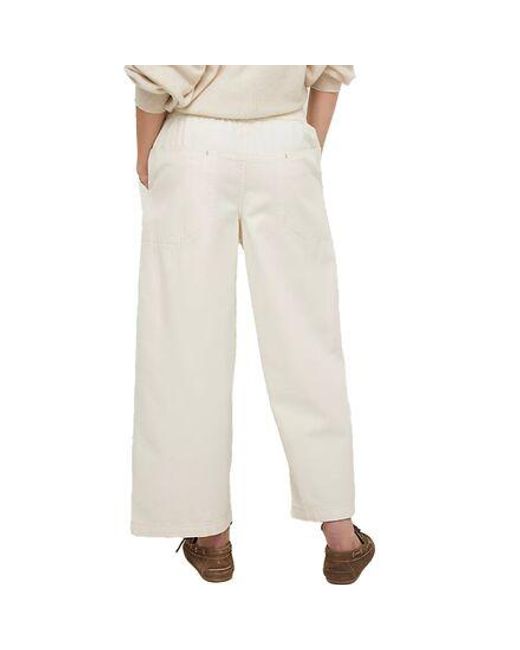 Free People White Easy Peasy Pull On Pant