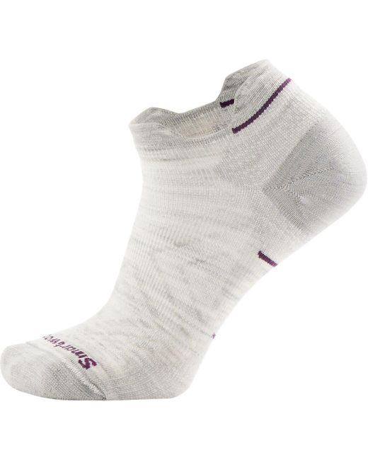 Smartwool White Run Zero Cushion Low Ankle Sock