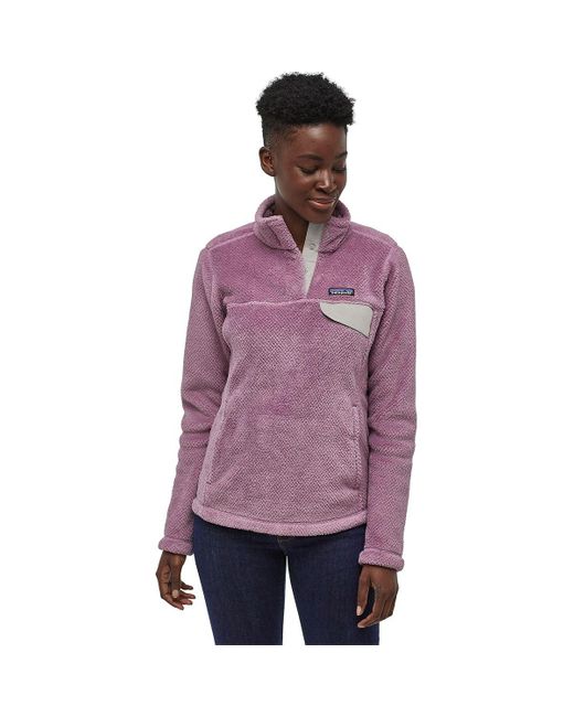 Patagonia Purple Re-tool Snap-t Fleece Pullover