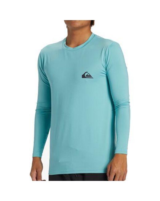 Quiksilver Blue Everyday Surf Long-Sleeve T-Shirt