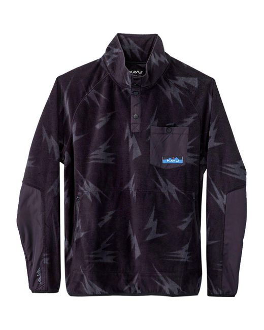 Kavu Blue Teannaway Fleece Jacket for men