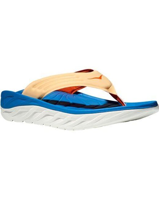 Hoka One One Blue Ora Recovery Flip Flop for men