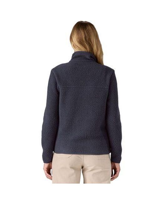 Patagonia Blue Retro Pile Fleece Jacket
