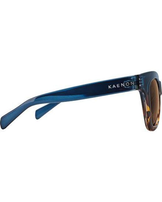 Kaenon Blue Lido Polarized Sunglasses