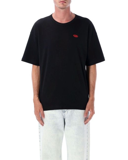 DIESEL T -shirts En Polos Zwart in het Black voor heren