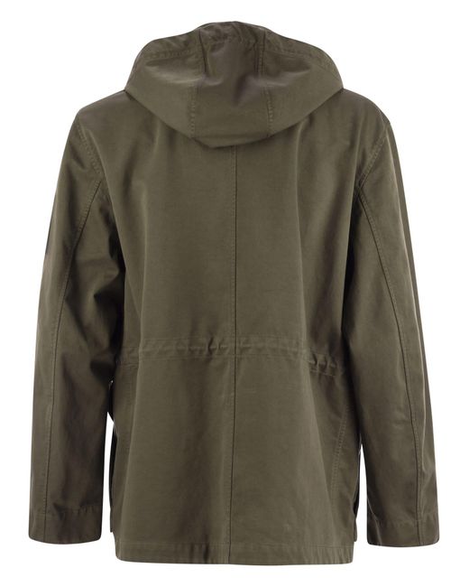 Stone Island Green Waterproof And Windproof Field Jacket for men