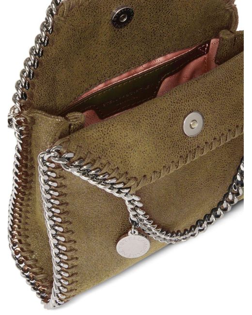 Stella Mc Cartney Falabella Tiny Crossbody Bolse Stella McCartney de color Metallic