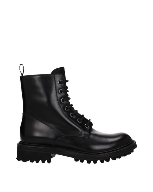 Church's Black Stivaletti Nanalah Donna Pelle Nero for men