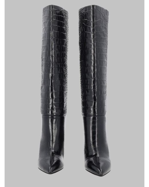 Paris Texas Gray Chic Knee-High Boots
