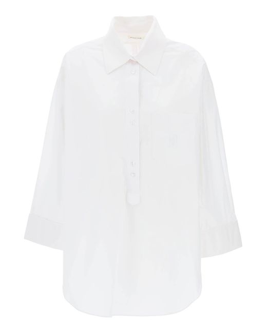 By Malene Birger Door Malene Birger Maye Tunic Style Shirt in het White
