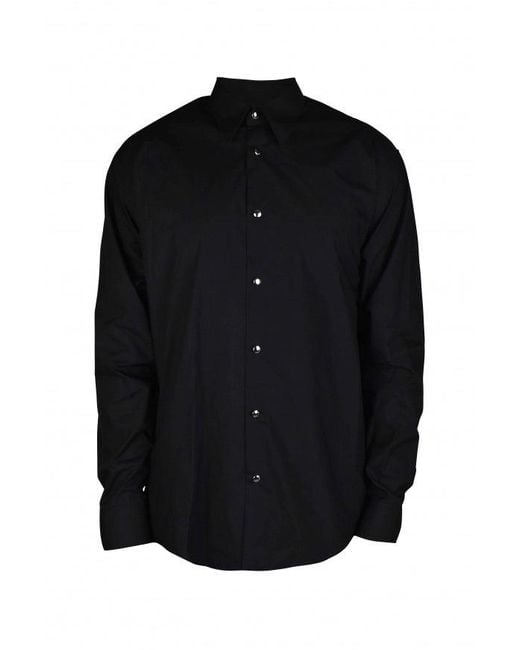 Roberto Cavalli Black Tiger Print Casual Shirt for men