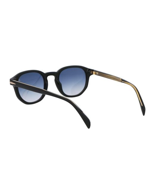 David Beckham Blue Sunglasses Db 1007/S 80708 for men