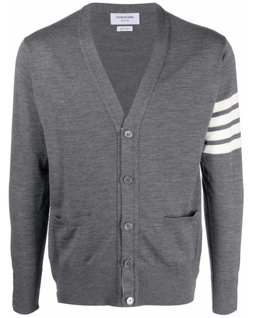 Thom Browne Gebreid Vest in het Gray voor heren