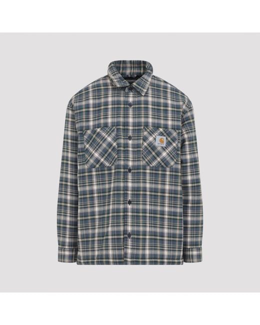 Carhartt Gray Cronyn Dark Cotton Shirt Jacket for men