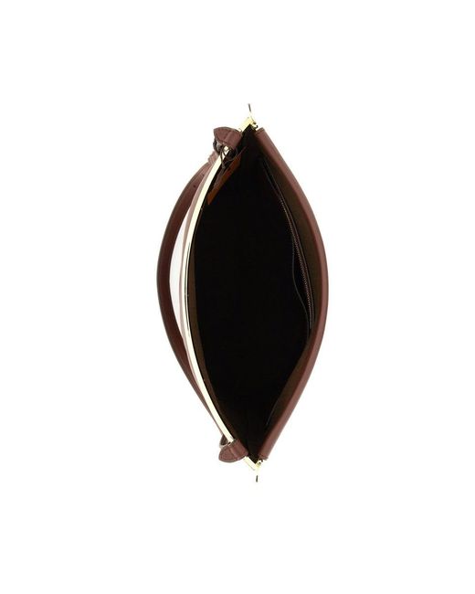 Tod's Brown Small Leather Bucket Bag