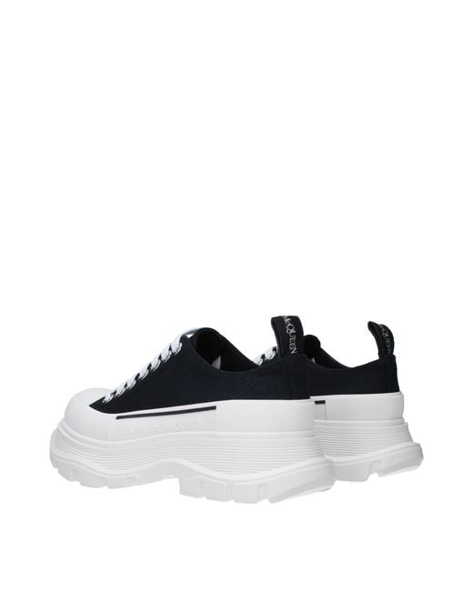 McQueen White Alexander Mc Queen Fabric Sneakers