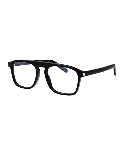 Saint Laurent Black Aviator Optical Sl 157 010 for men