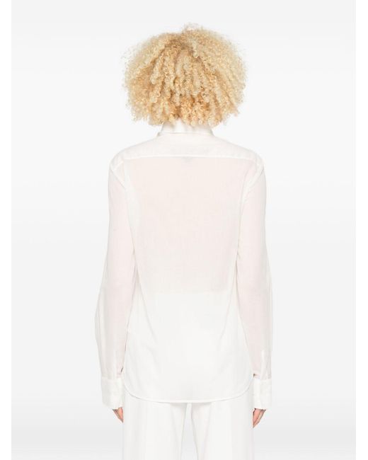 Ermanno Scervino White Cotton Shirt